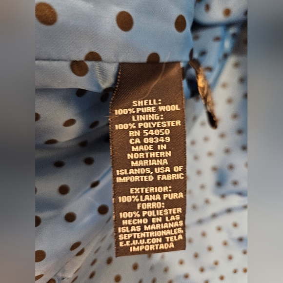 NWT - Jones New York Signature Black Wool Blazer Sweater - Size 14W - Picture 6 of 8